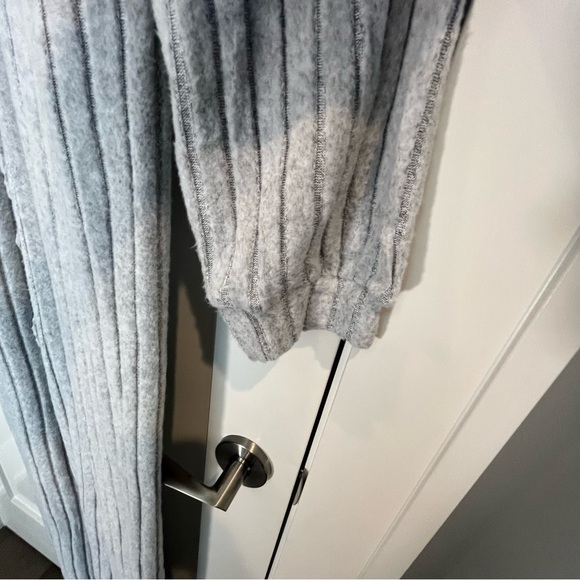 Silver Mist Ribbed Drawstring Jumpsuit - Picture 8 of 12